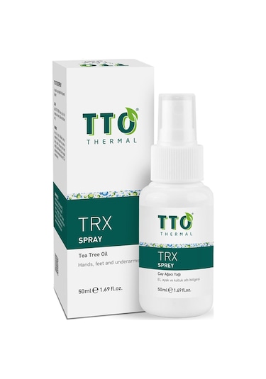Trx Sprey 50 Ml Terleme Önleyici Çay Ağacı Yağı / Tea Tree Oıl