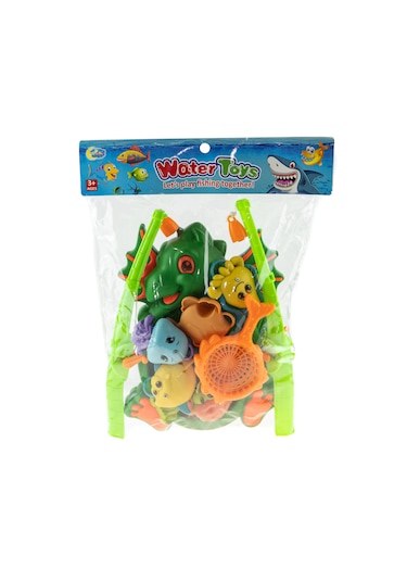 Oyuncak Balık Tutma Oyunu Dinazorlu Mıknatıslı 13 Parça