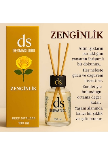 Zenginlik Bambu Oda Kokusu 100 Ml Lüks Ve Kalıcı Oryantal Koku Karışık