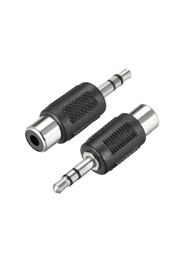 3.5mm Stereo Erkek - RCA Dişi Konnektör Ses Video Adaptörü