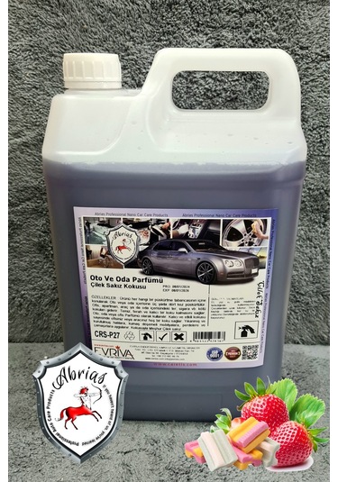 Abrias Çilek Sakız Oto Ve Oda Parfümü 5lt