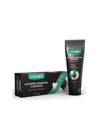 Luis Bien Aktif Karbon Diş Beyazlatıcı Diş Macunu 75 ML