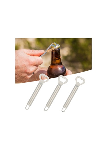 3 Adet Mini Taşınabilir Paslanmaz Çelik Manuel Bira Şişe Kapağı Açacağı Mutfak Aksesuarları Diğer