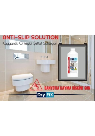 Dryfix Kayganlık Önleyici Şeffaf Solüsyon 500 Gr