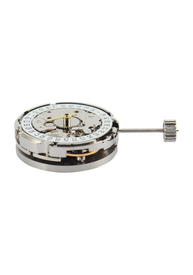 Xurunkeji Mekanik Saat Hareketi Saat Aksesuarları 19,4 Mm St6 Kadın Üç İğneli Tek Takvimli Otomatik Hareket Gümüş