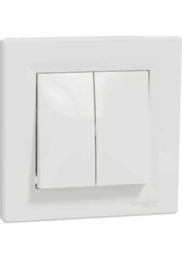 Schneider Asfora 1 Kutuplu 2 Devreli Anahtar Beyaz - EPH0300121