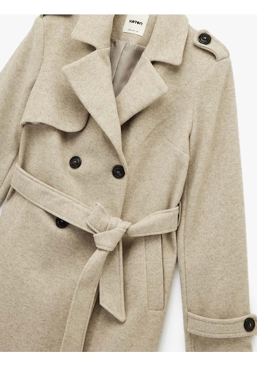 Koton Vizon Kadın Kaban 6wak00094ew Vizon