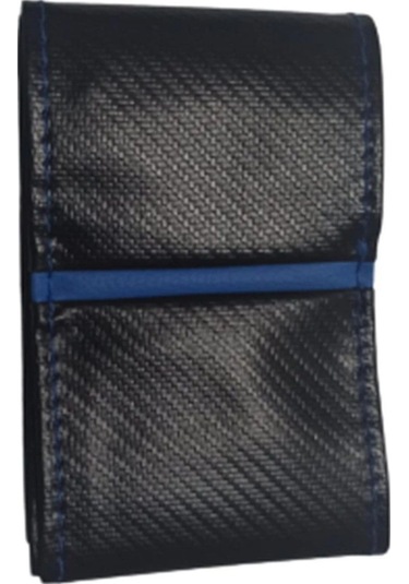 Ssangyong Kyron Carbon Alkantara Direksiyon Kılıfı Mavi İp Yüzük