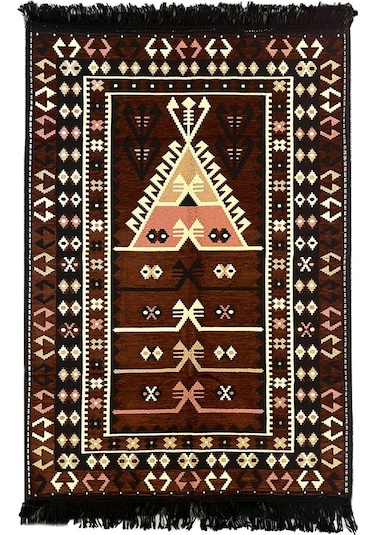 Shark Anadolu Seccade Kilim 15 Kahve
