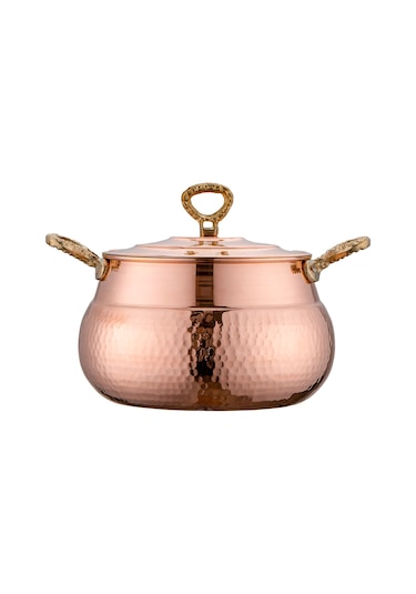 Emsan Göbeklitepe Bakır Güveç Tenceresi 18 Cm Bakır