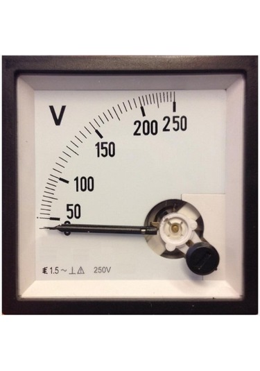 72x72 250v Voltmetre
