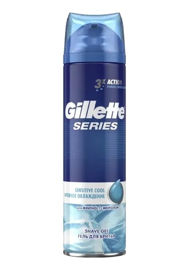 Gıllette Series Sensitive Cool Tıraş Jeli, 1 Ad
