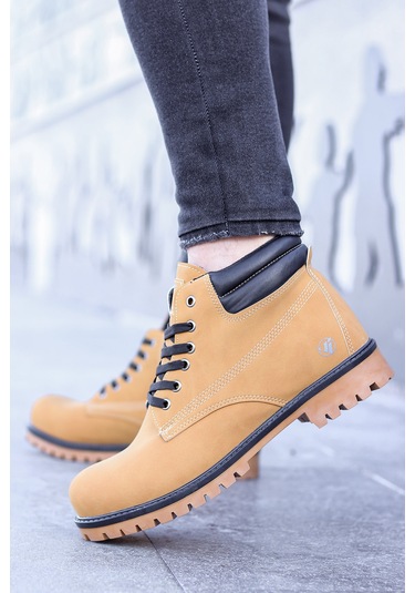 Vojo Arex Suya Dayanıklı Casual Kışlık Erkek Bot 267800001819 33 Sarı Sarı