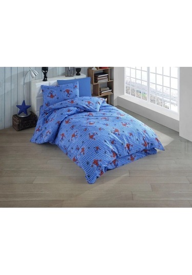 Almira Tek Kişilik Genç Pamuklu Nevresim Takımı Yastık Kılıfı+yatak Çarşafı+yorgan Kılıfı