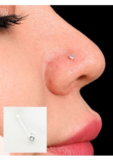 Gümüş Zirkon Tek Taş Hızma 925 Ayar Hızma-hızma46