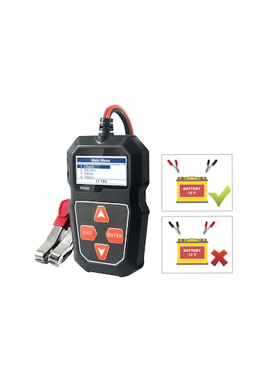 Konnweı Kw208 12v Araç Akü Yükü Test Cihazı Profesyonel K16945