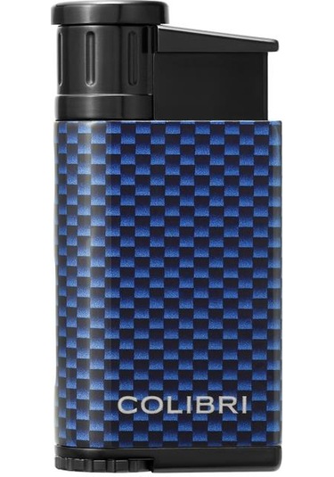 Evo Tek Torch Pürmüz Mavi Karbonfiber Puro Çakmağı