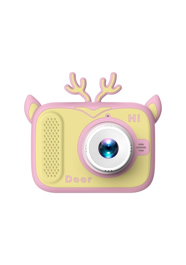 Monyee Sevimli Çocuk Dijital Kamera - 1080p Video, 2.0 Ips Ekran, 4x Zoom, Eğlenceli Oyunlar Ve Fotoğraf Çerçeveleri Çok Renkli