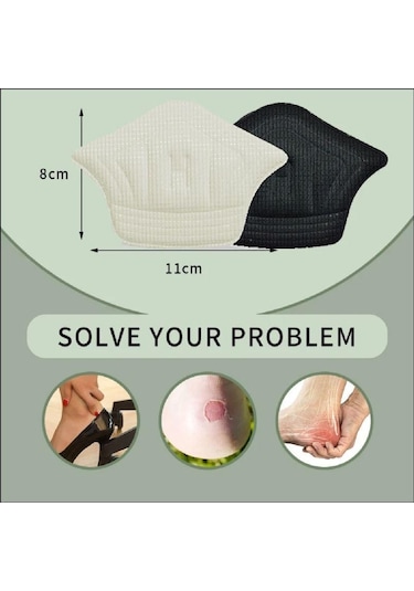 10mm Siyah Topuk Vurma Önleyici Ped Spor Ayakkabı Aşınma Önleyici