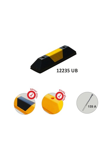 12235 Ub   55Cm Evelux Araç Stoperi