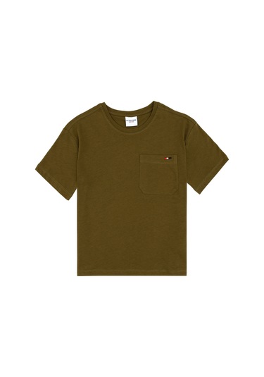 U.s. Polo Assn. Erkek Çocuk Haki Tişört 50314946-vr027 Haki