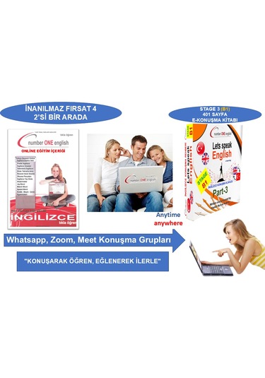 B1-ekonuşma Kılavuzu-online Paket Eğitim+ E-sınav+ Konuşma Kulübü