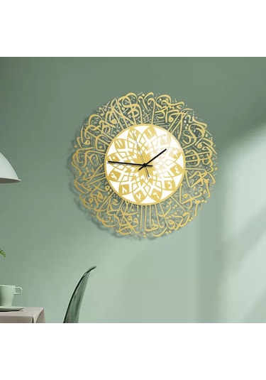 Suntek Akrilik Dini Duvar Saati Duvar Sanatı Asılı Saatler Diğer