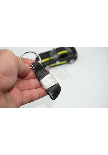 Mazda Uyumlu Logo Deri Metal Anahtarlık Ürün