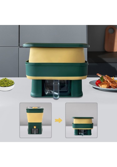 Gqiang Gıda Saklama Kapları, Katlanabilir 11,6 İla 26 Lb Pirinç