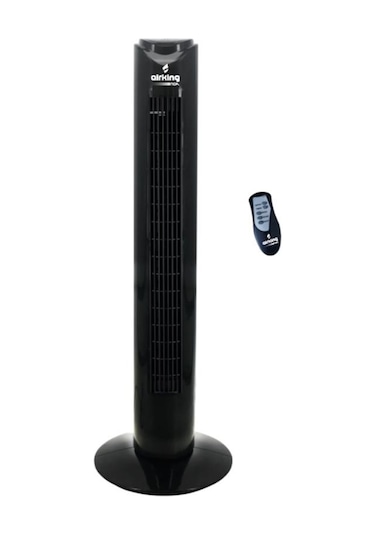 Airking NOA Sanayi Tipi Uzaktan Kumandalı Kule Vantilatör Siyah