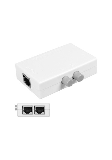 Cbtx UTP STP 2 Portlu RJ45 LAN Ağ Anahtarı Harici Ağ Switcher Box