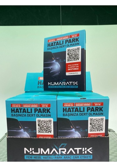Yeni Nesil Hatalı Park Cam Etiketi Numarnız Görünmez