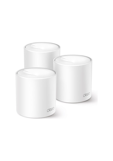 Tp-Link Deco X10 AX1500 3-Pack Çift Bantlı Tüm Ev Mesh Wi-Fi 6 1300 Mbps Modem Router