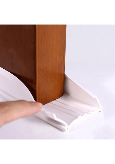 Chuangyinshop Premium Kapı Altı Contası Kahverengi Ses Yalıtımı Su Geçirmez Rüzgar Önleyici Kahverengi