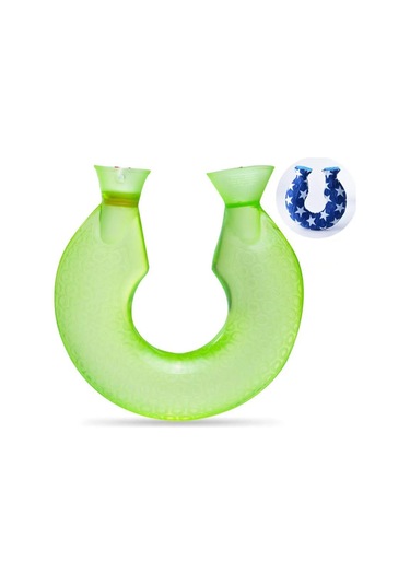 Homyl Boyun Sıcak Su Torbası Kokusuz Kalın Taşınabilir Yeşil