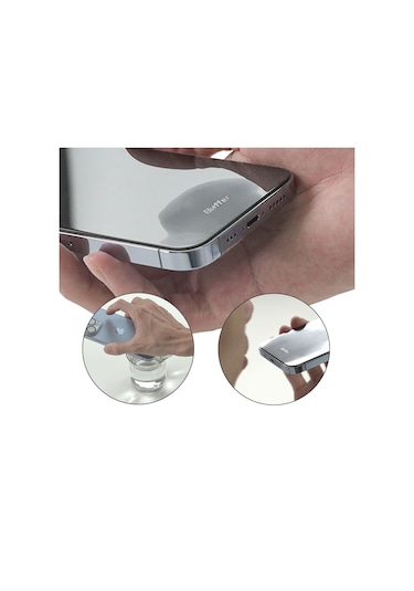 Goocamp iPhone 8 Plus Uyumlu Hizalama Aparatlı Hadid Glass Cam Ekran Koruyucu