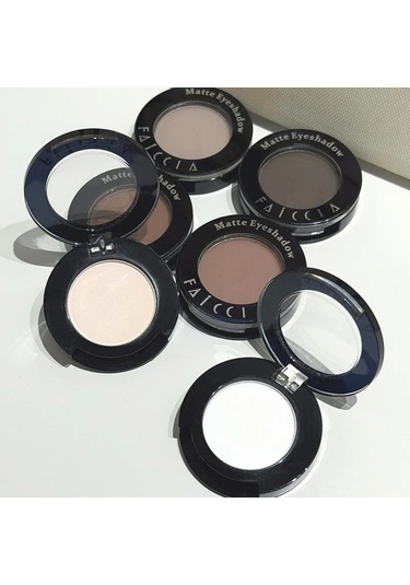 Saf Beyaz Mat Göz Farı Yalan İpekböceği Tozu Yüz Şekillendirme Parlatıcı Tek 1 C01