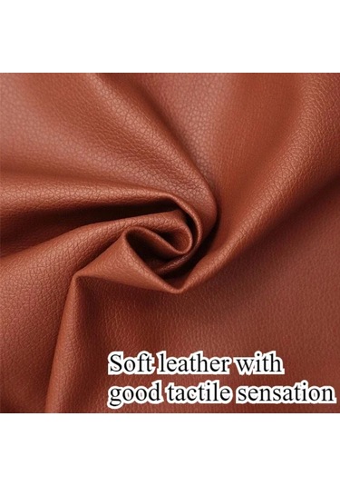 Kendinden Yapışkanlı Deri Tamir Yama Seti Kanepe Mobilya Araba Koltukları İçin Beige 300x50cm