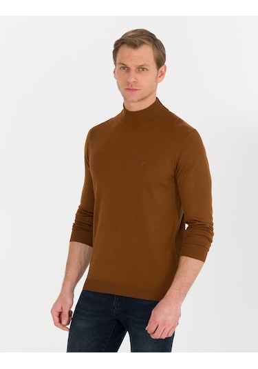 Pierre Cardin Erkek Taba Kazak /triko 50257313-vr099 Taba