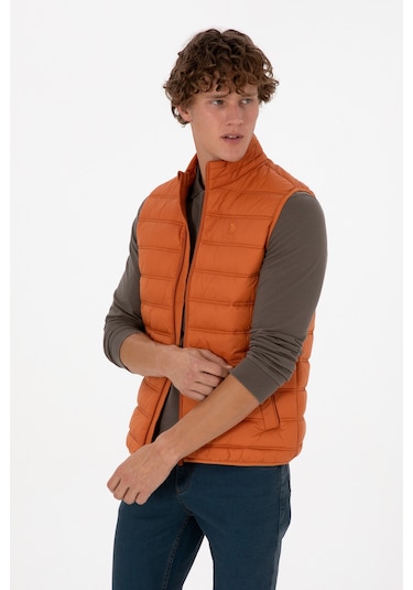 U.s. Polo Assn. Erkek Bakır Yelek Dokuma 50310039-vr182 Bakır