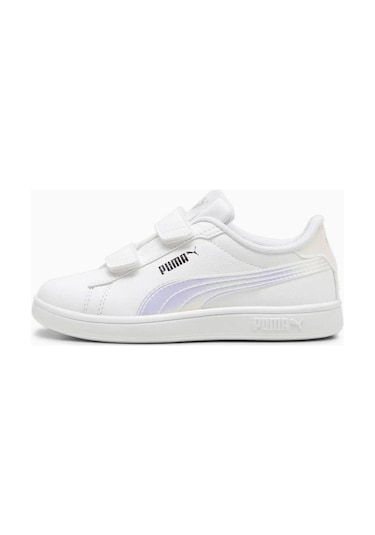 Puma Smash 3.0 Holo 2.0 V Çocuk Beyaz Sneaker Beyaz