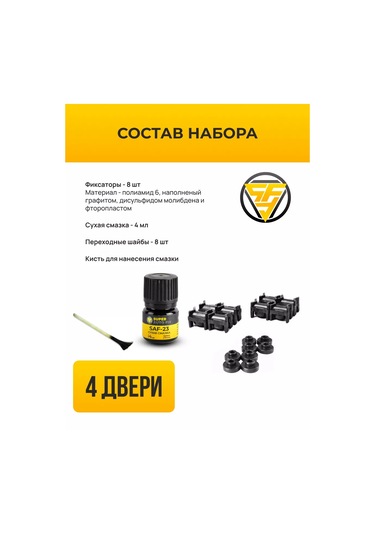 Superautofix Mazda Kapı Sınırlayıcıları Tamir Seti 133724585