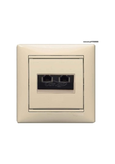 Valena Krem 2x4 Telefon Prizi çercevesizdir N11.132