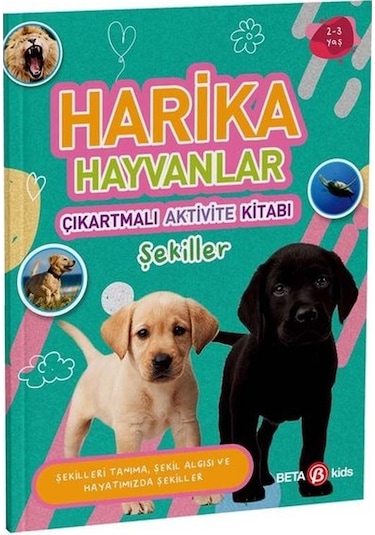 Harika Hayvanlar - Çıkartmalı Aktivite Kitabı - Buket Kurt - Beta Kids