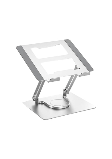 Daytona ZR104 Alüminyum Katlanabilir 360 Derece Dönen Laptop Standı Gümüş