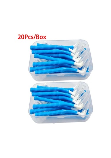 Willowhaven 2 Kutu 1.2mm Mavi L Tipi Diş Arası Fırçası - Yetişkinler İçin Ergonomik Dayanıklı Interdental