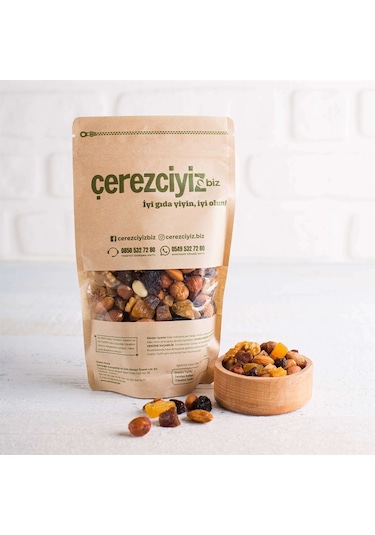 Çerezciyiz Biz Doğal Karışık Yemişler 500 G