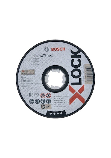 Bosch X-lock 125x1.6 Mm Expert Inox Kesme Taşı 2608619265