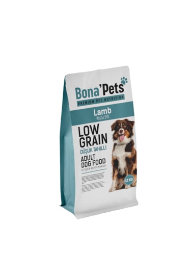 Bona Pets Premium Düşük Tahıllı Kuzu Etli Köpek Maması