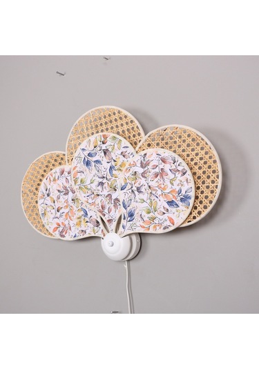 Yeni Papatya Doğal Hazeran & Keten Kumaş Aplik Mix